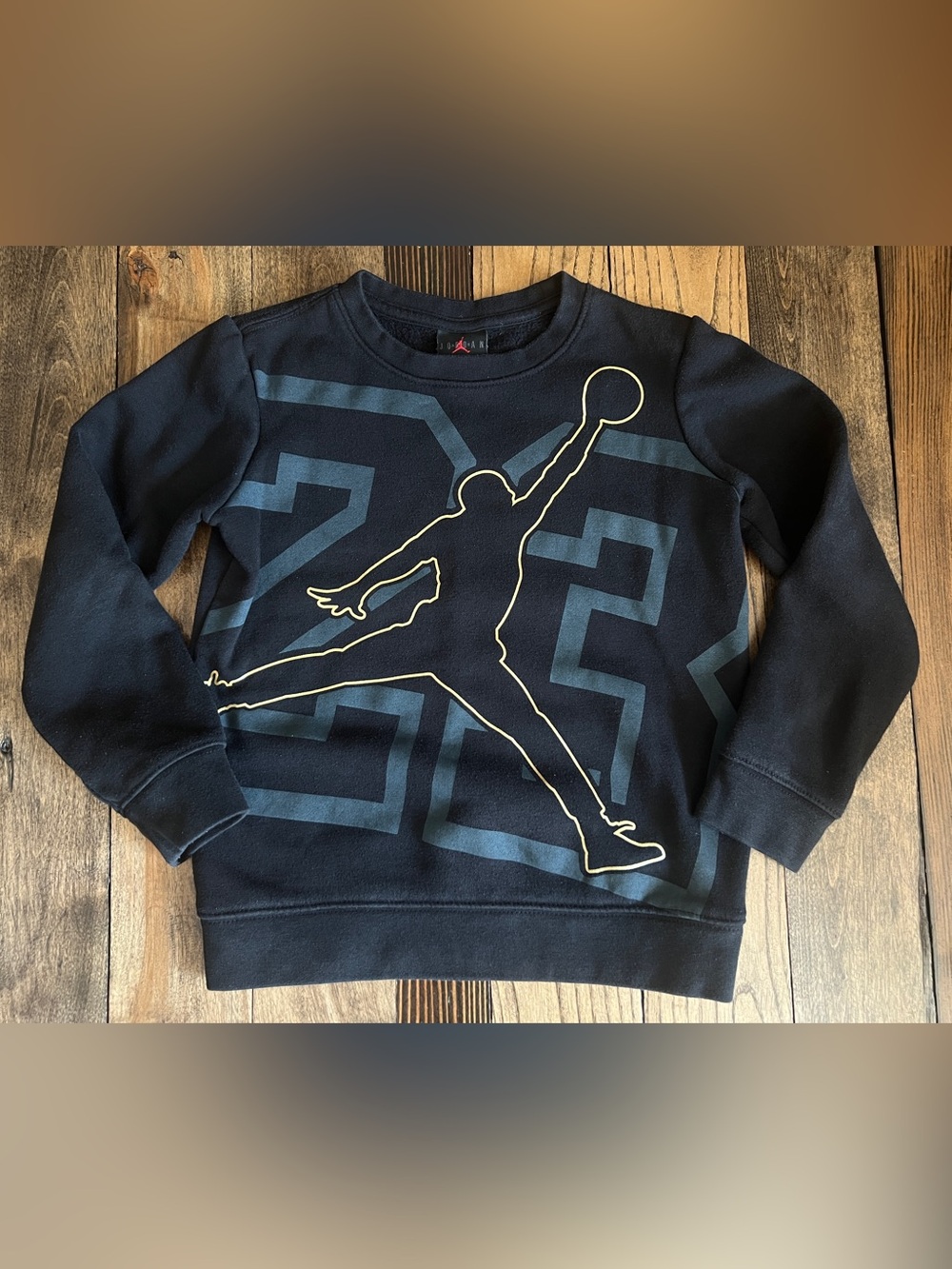 2/$20 Kids • Jordan Kids Black 23 Air Jordan Sweatshirt Size 5/S 4-5Y Basketball